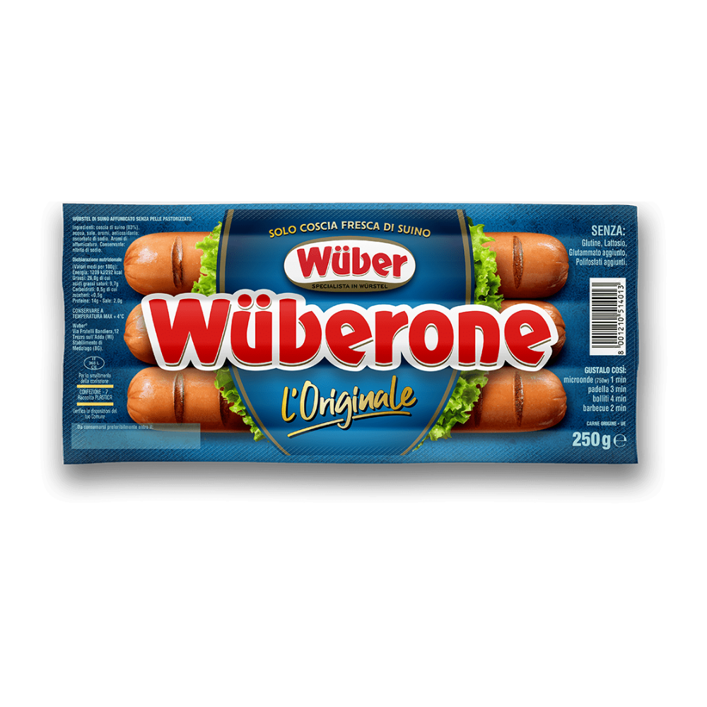 Wurstel Wuberone Gr. 250 - Wuber