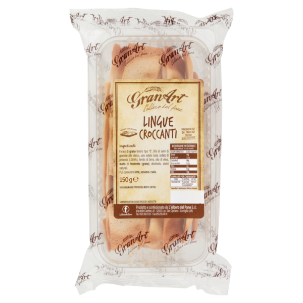 Lingue croccanti 150 Gr - Gran Art