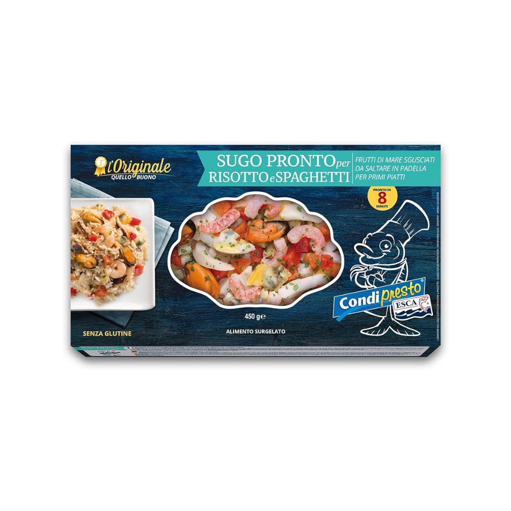 Sugo pronto per risotto e spaghetti 450 Gr - Condipresto Esca