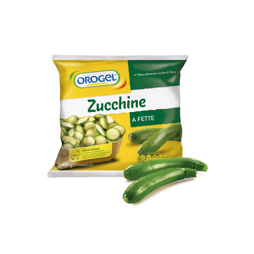 Zucchine a fette 450 Gr- Orogel