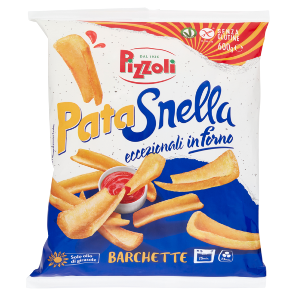 Patatine barchette Patasnella 600 Gr - Pizzoli