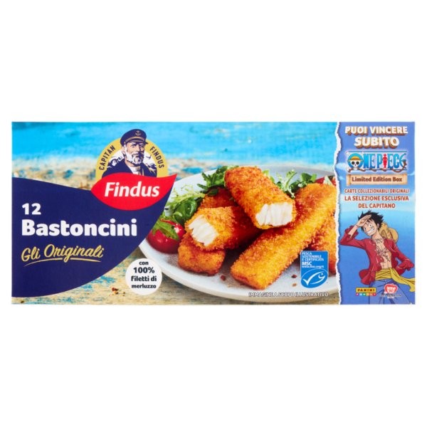 12 Bastoncini di merluzzo 300 Gr- Findus